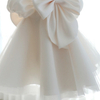 Elegant Ivory Dream Puff Dress