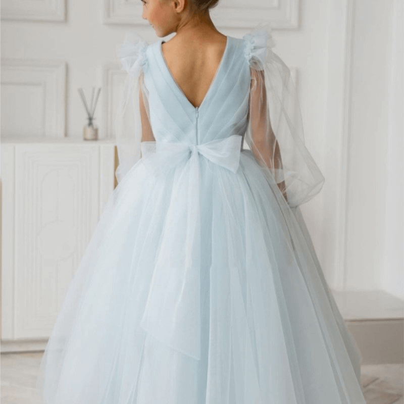 Floor-Length Tulle Princess Dress