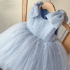 Princess Pearl Bow Sleeveless Dress