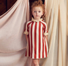 100% Cotton Sweater Striped Dress