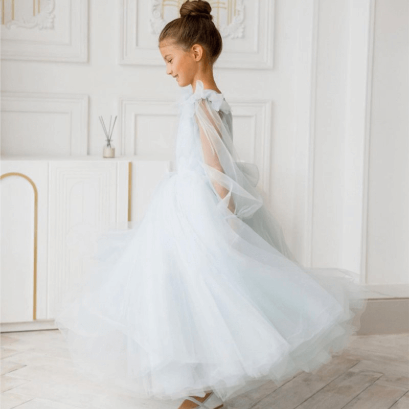 Floor-Length Tulle Princess Dress