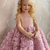 Dazzling Rose Princess Sleeveless Dress