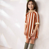 100% Cotton Sweater Striped Dress