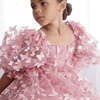 Butterfly Tutu Puff Sleeve Dress