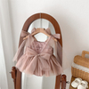 Bow Sleeveless Tutu Romper Dress