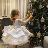 Sequins Long Sleeve Tutu Dress