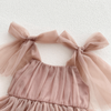 Bow Sleeveless Tutu Romper Dress