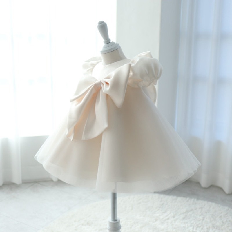 Elegant Ivory Dream Puff Dress