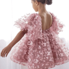 Butterfly Tutu Puff Sleeve Dress