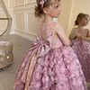 Dazzling Rose Princess Sleeveless Dress