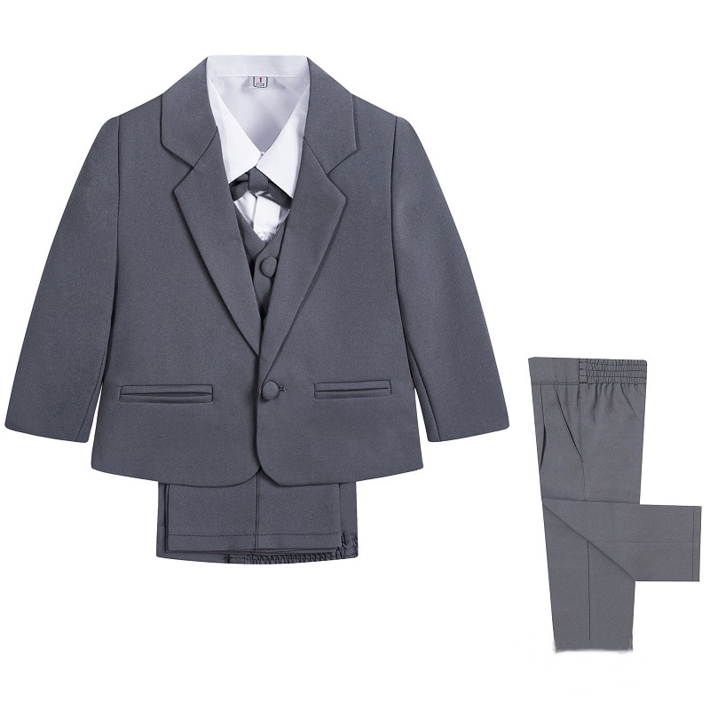 Baby Boy Grey Formal Clothes Set 