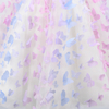 Gradient 3D Butterfly Tulle Dress