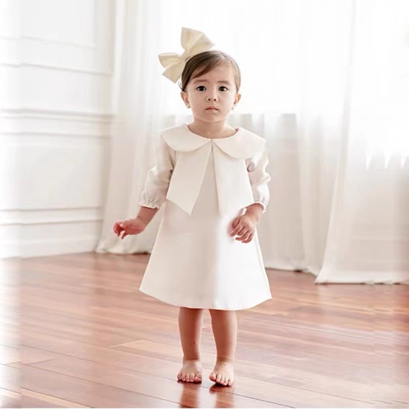 Peter Pan Bow Collar Dress