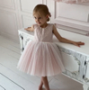 Princess Pearl Sleeveless Dress With Angel Wing