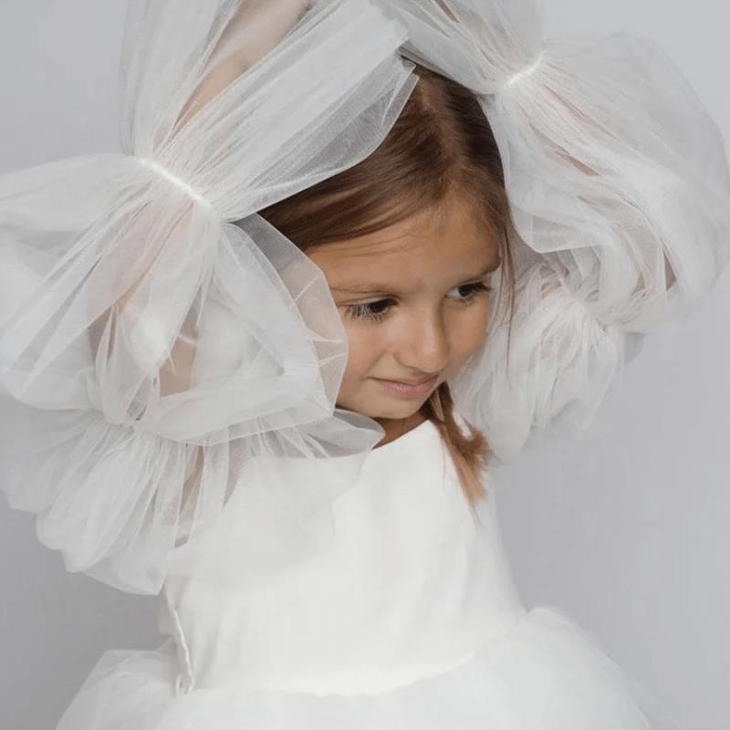 Off Shoulder Puff SleeveTutu Girl Dress