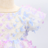 Gradient 3D Butterfly Tulle Dress